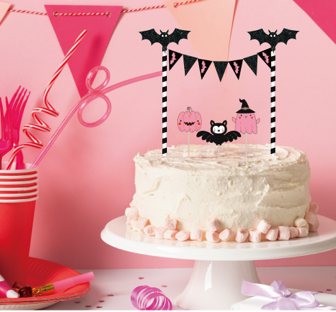 Halloween Bat Cake Topper HW-021